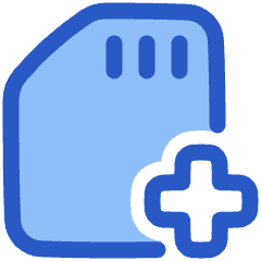 Sd Card Add Plus Icon from Plump Duo Set