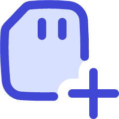 Sd Card Add Plus Icon from Flex Duo Set
