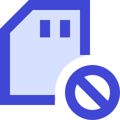 Sd Card Block Remove Icon from Sharp Duo Set