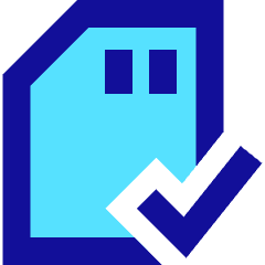 Sd Card Check Validate Icon from Sharp Pop Set