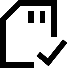 Sd Card Check Validate Icon from Sharp Line Set