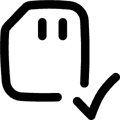 Sd Card Check Validate Icon from Flex Line Set