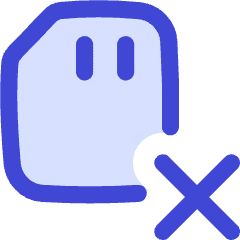 Sd Card Delete Cross Icon from Flex Duo Set