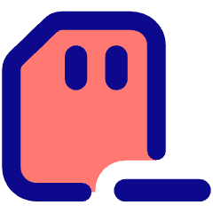 Sd Card Remove Subtract Icon from Core Pop Set