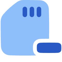 Sd Card Remove Subtract Icon from Plump Flat Set