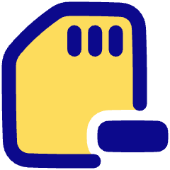 Sd Card Remove Subtract Icon from Plump Pop Set