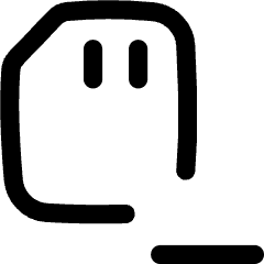 Sd Card Remove Subtract Icon from Flex Line Set