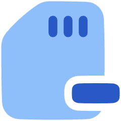 Sd Card Remove Subtract Icon from Plump Flat Set