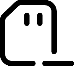 Sd Card Remove Subtract Icon from Core Line Set