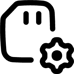 Sd Card Setting 2 Icon from Flex Line Set