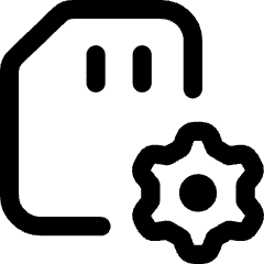 Sd Card Setting 2 Icon from Core Line Set