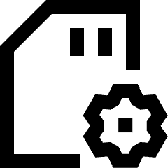 Sd Card Setting 2 Icon from Sharp Line Set