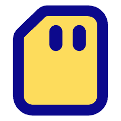 Sd Card Solo Icon from Core Pop Set