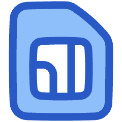 Sim Card Icon from Plump Duo Set