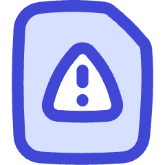 Sim Card Alert Icon from Flex Duo Set