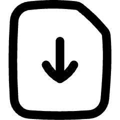 Sim Card Download Eject Icon from Flex Line Set