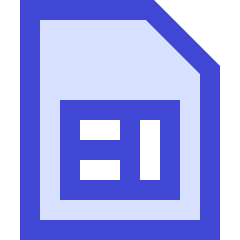 Sim Card Icon from Sharp Duo Set