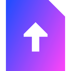 Sim Card Upload Insert Icon from Sharp Gradient Set