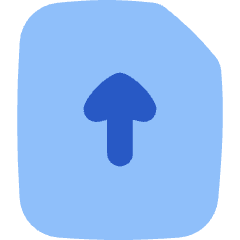 Sim Card Upload Insert Icon from Flex Flat Set