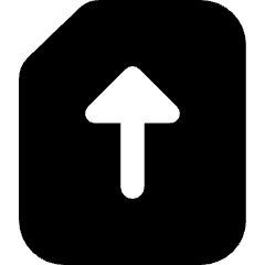 Sim Card Upload Insert Icon from Core Solid Set