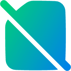 Sim No Card Icon from Plump Gradient Set