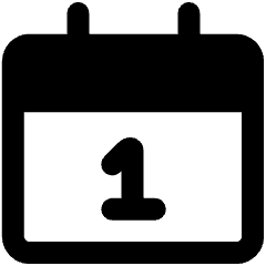 Gregorian New Year Calendar Icon from Ultimate Bold Set