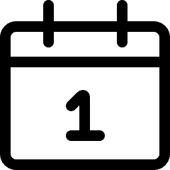 Gregorian New Year Calendar Icon from Ultimate Regular Set