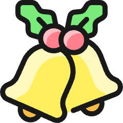 Christmas Bells 1 Icon from Ultimate Colors Set