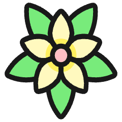 Christmas Flower Icon from Ultimate Colors Set