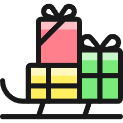 Christmas Gift Icon from Ultimate Colors Set