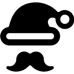 Christmas Santa Icon from Ultimate Bold Set