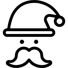 Christmas Santa Icon from Ultimate Light Set