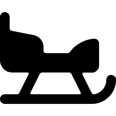 Christmas Sled Icon from Ultimate Bold Set