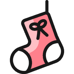 Christmas Sock Icon from Ultimate Colors Set