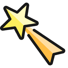 Christmas Star Icon from Ultimate Colors Set