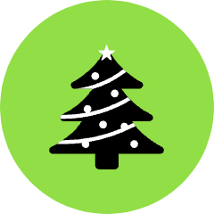 Christmas Tree Icon from Kameleon Pop Set