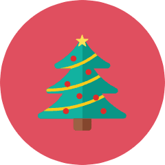 Christmas Tree Icon from Kameleon Colors Set