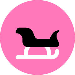 Santa Sled Icon from Kameleon Pop Set