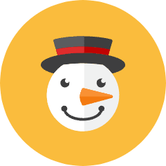 Snowman Icon from Kameleon Colors Set