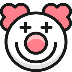 Circus Clown 1 Icon from Ultimate Colors Set