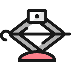 Clamp Machine Icon from Ultimate Colors Set