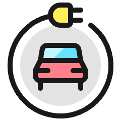 Clean Car Cable Icon from Ultimate Colors Set