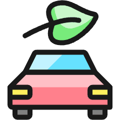 Clean Car Leaf Icon from Ultimate Colors Set