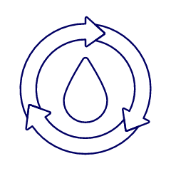 Recycle Drop Illustration from UX Line Set