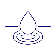 Water Drop Waves Illustration from UX Line Set