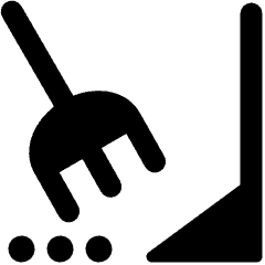 Broom Dustpan Icon from Ultimate Bold Set