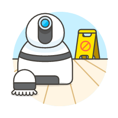 Cleaning Robot Illustration from UX Colors Set