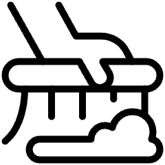 Hand Brush Bubble Icon from Ultimate Light Set