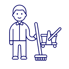 Janitor 2 Illustration from UX Line Set