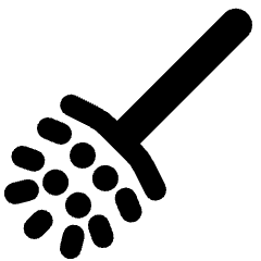 Toilet Cleaning Brush Icon from Ultimate Bold Set